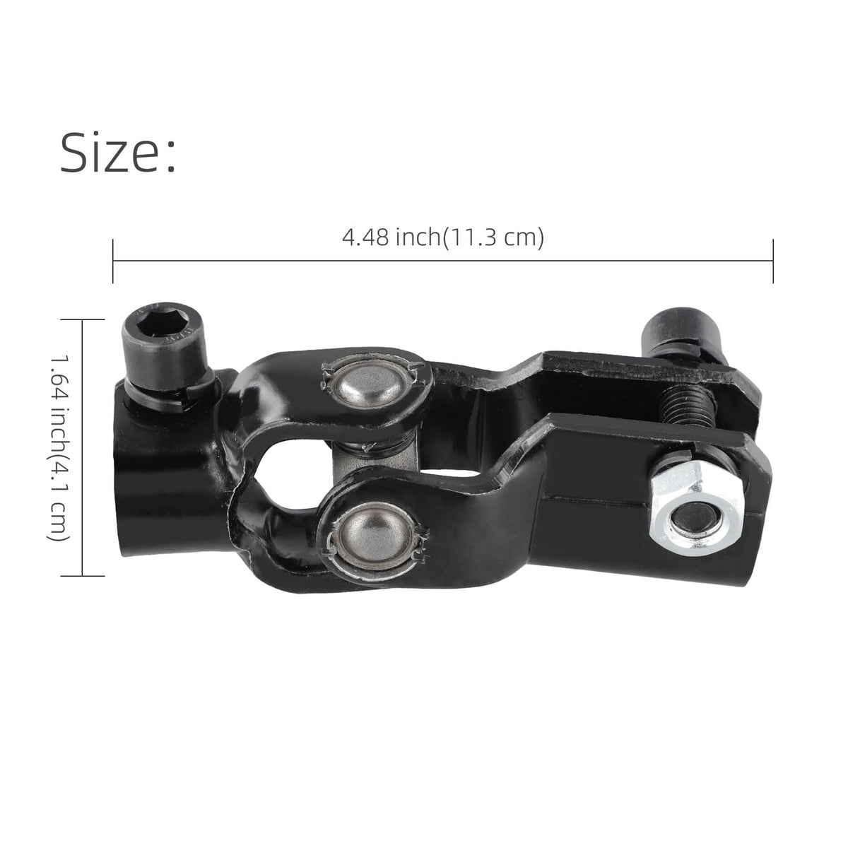 Roykaw durable-material steering yoke image emphasizes rugged construction for daily carts.