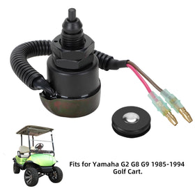 Roykaw stop switch under hood during installation on a Yamaha cart