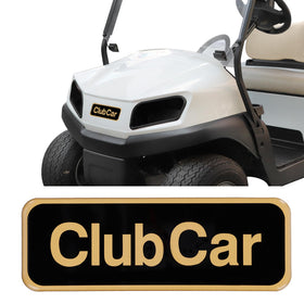 Roykaw Tempo emblem front-face enhances authentic Club Car Tempo styling.