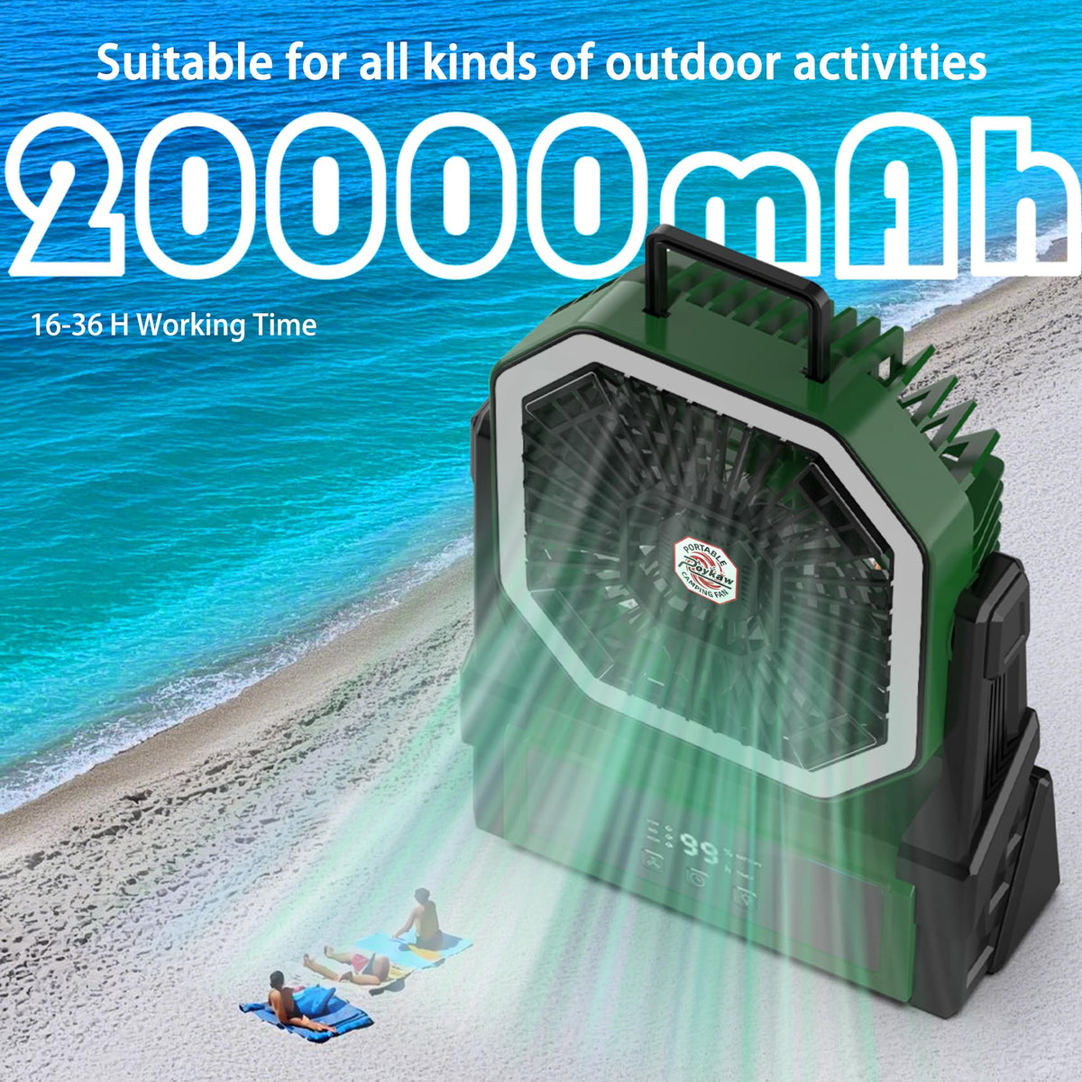 Roykaw versatile cooling for indoor and outdoor use at campsites.