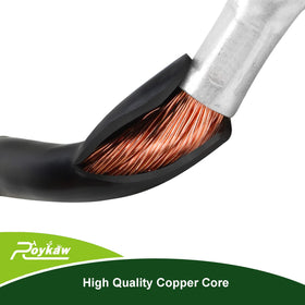 Close-up of Roykaw tinned copper lugs showing corrosion-resistant design