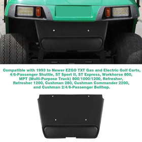 Roykaw EZGO TXT shield with OEM-style fit enables quick front-end protection.