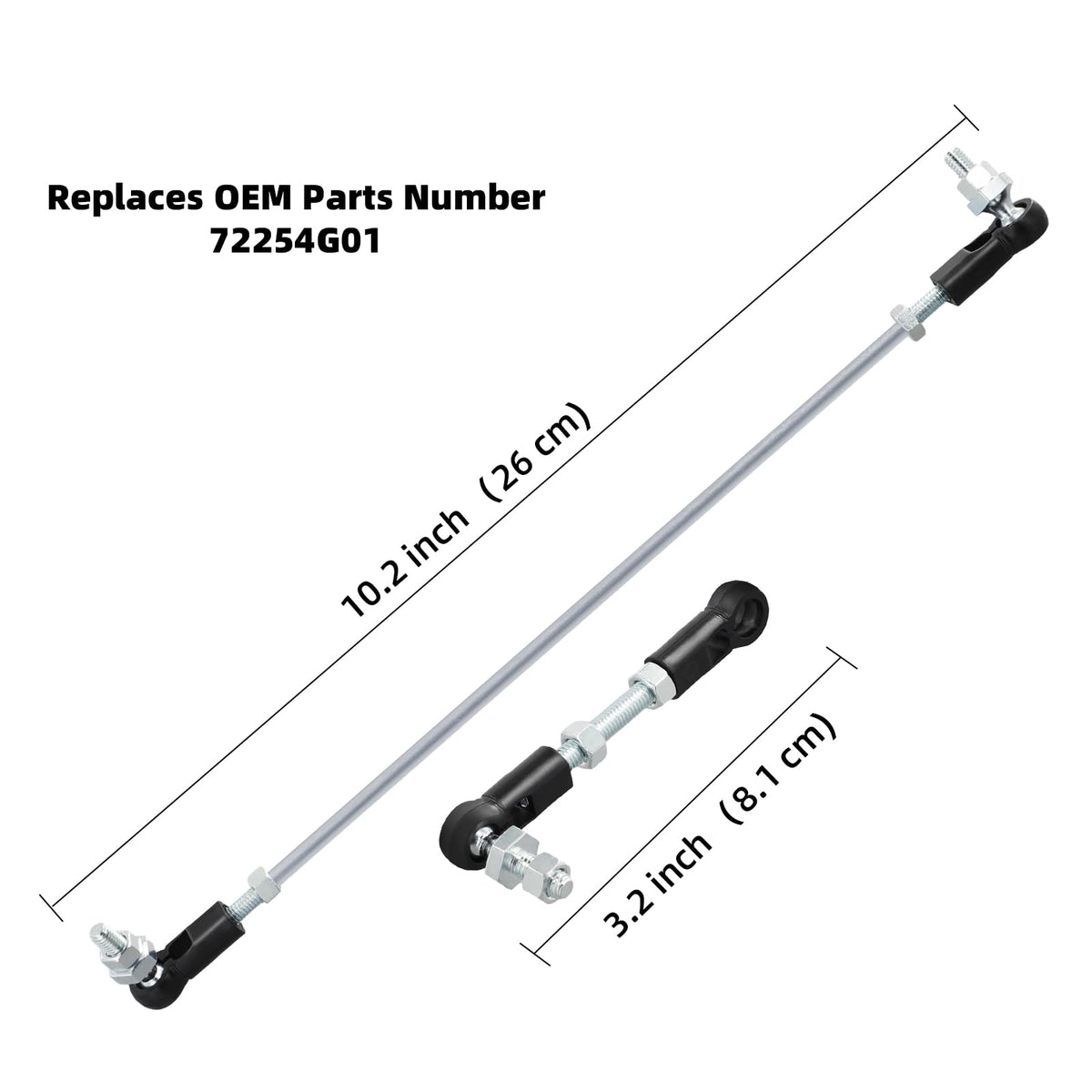 Roykaw TXT governor linkage rod provides precise fit across EZGO TXT families