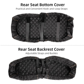 Roykaw universal-fit rear seat kit works with EZGO, Club Car, Yamaha carts.