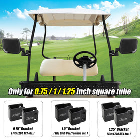 Roykaw universal fitment for 0.75-1.25 inch cart tubes