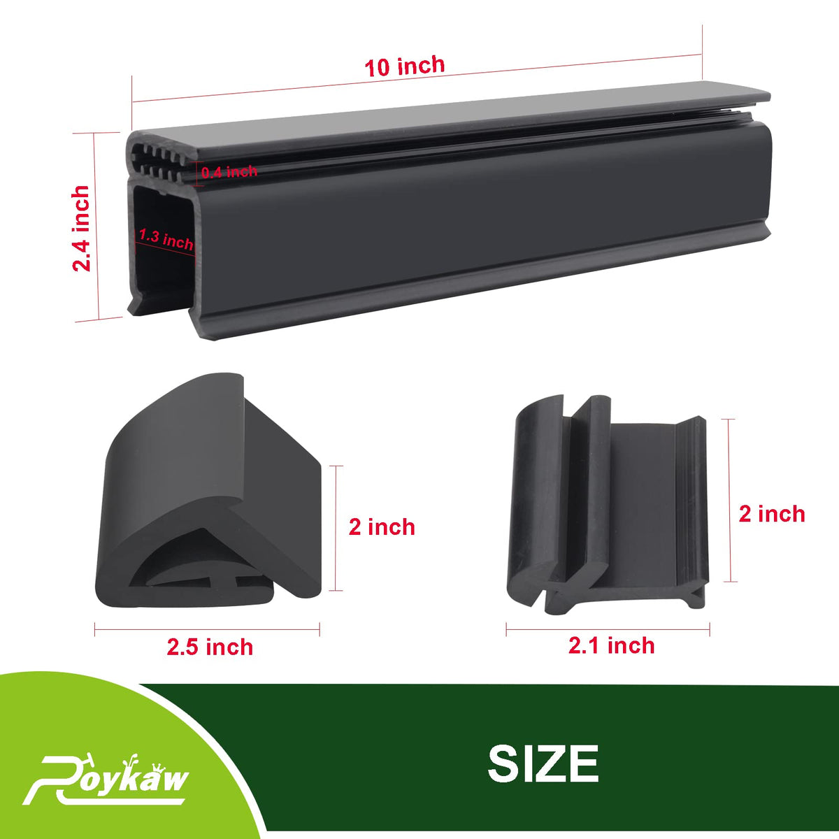 Roykaw upper retaining clips replace OEM 603198 for reliable grip.