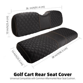 Roykaw water-resistant coating sheds droplets and helps keep the seat dry.