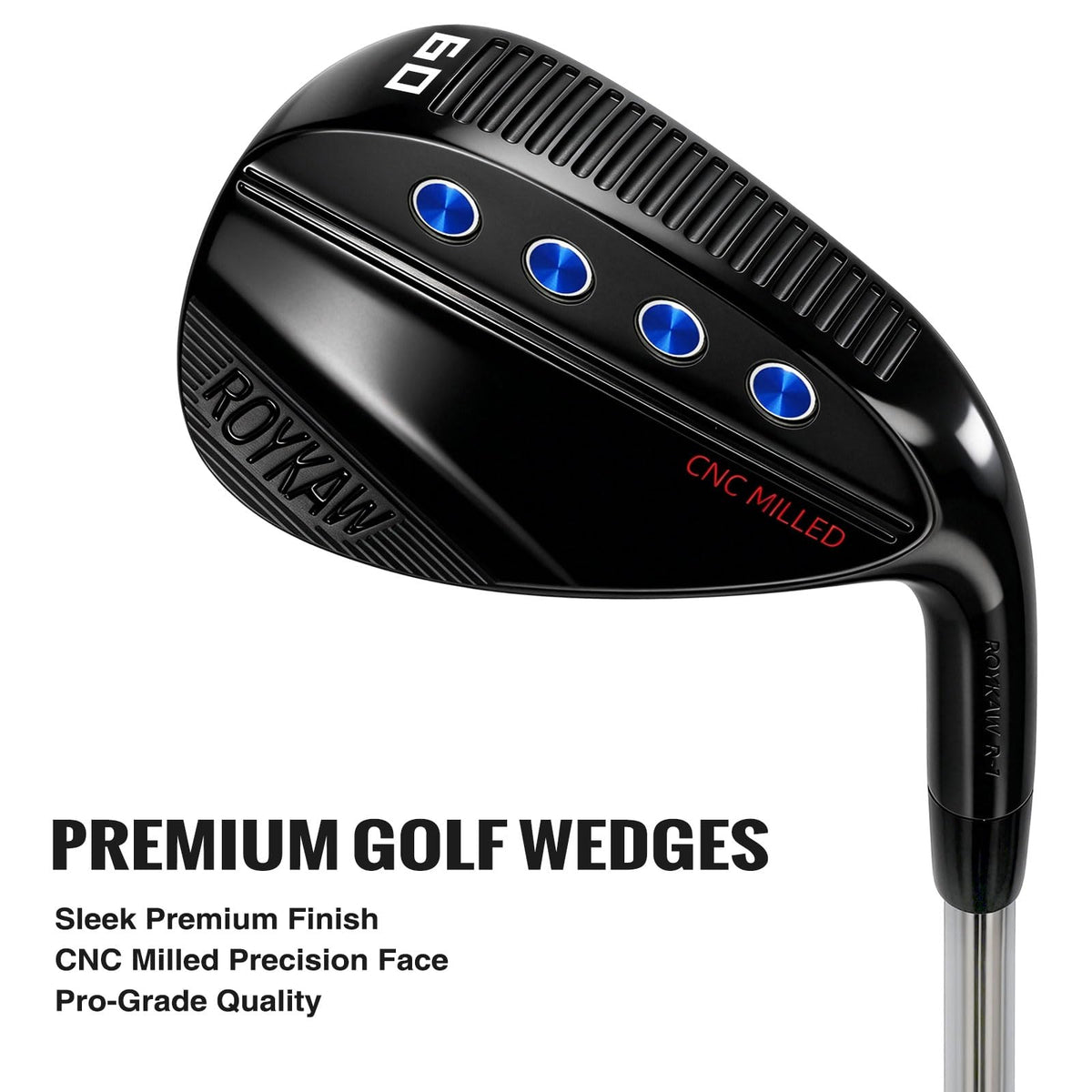 Roykaw forged steel wedge offers durability and precise feel.