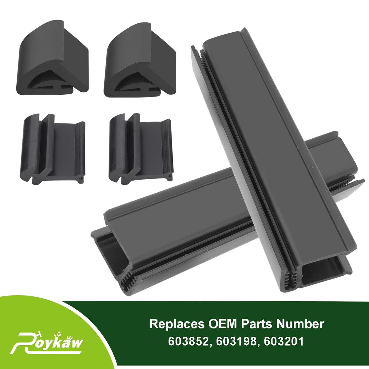 Roykaw EZGO RXV top roof support clips provide stable windscreen hold.