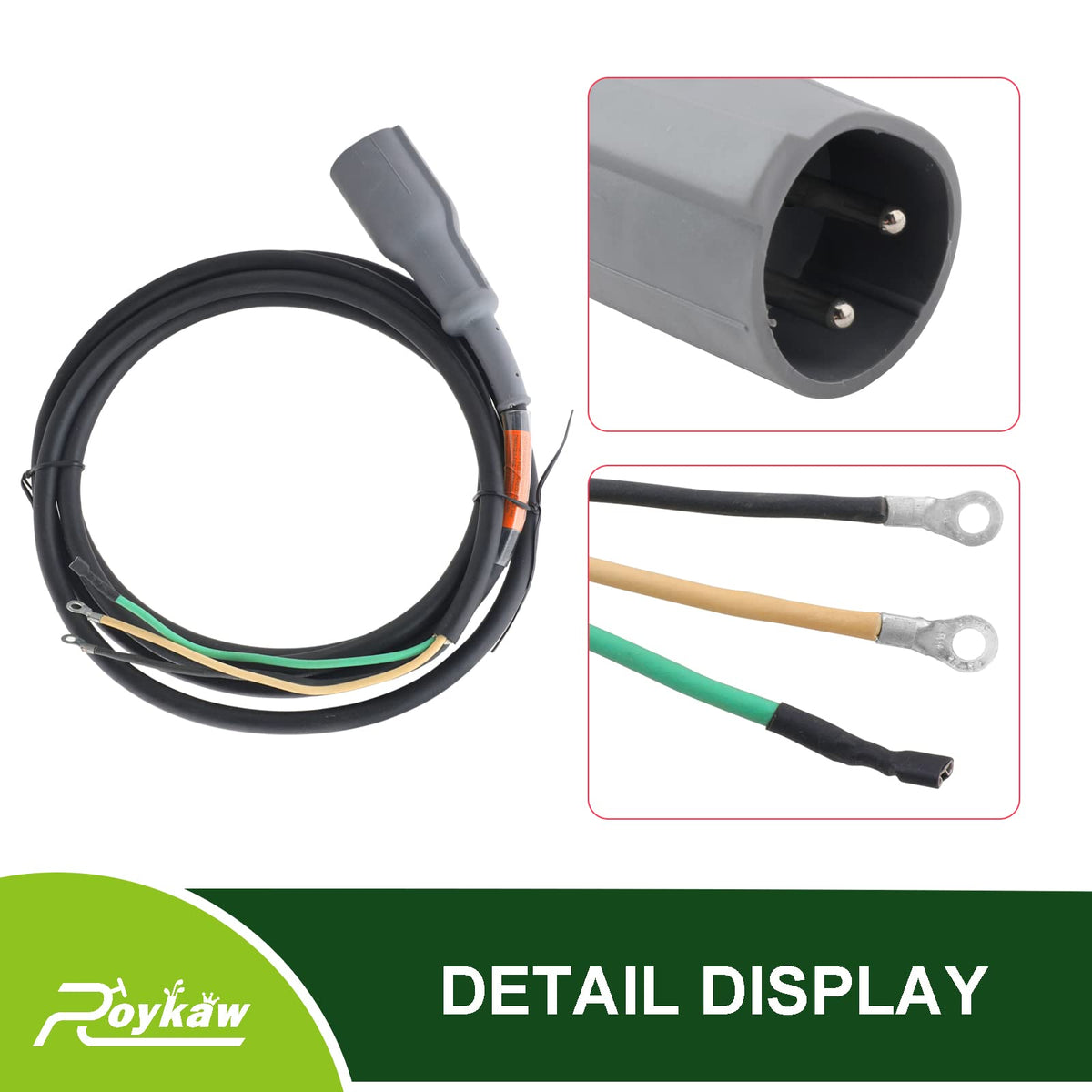 Roykaw wiring color coding illustration clarifies Output and Relay wires.