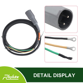 Roykaw wiring color coding illustration clarifies Output and Relay wires.