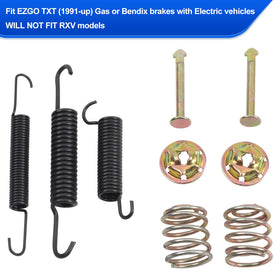 Roykaw Yamaha G14-G22 brake shoes kit for reliable re-lining