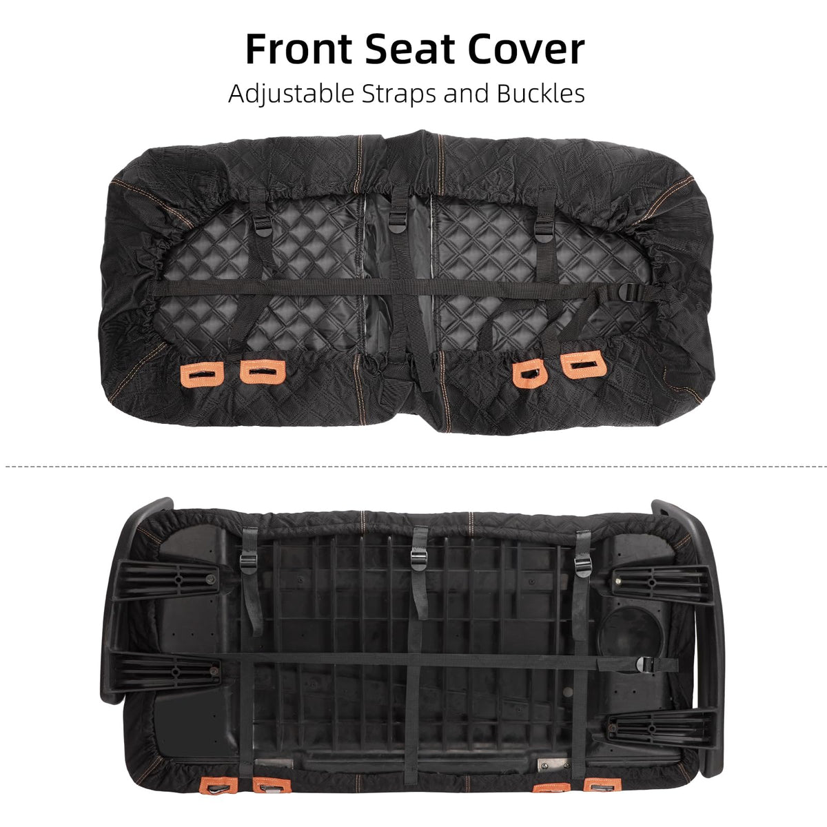 Roykaw 1680D Oxford Drive2 front-seat-cover with easy installation