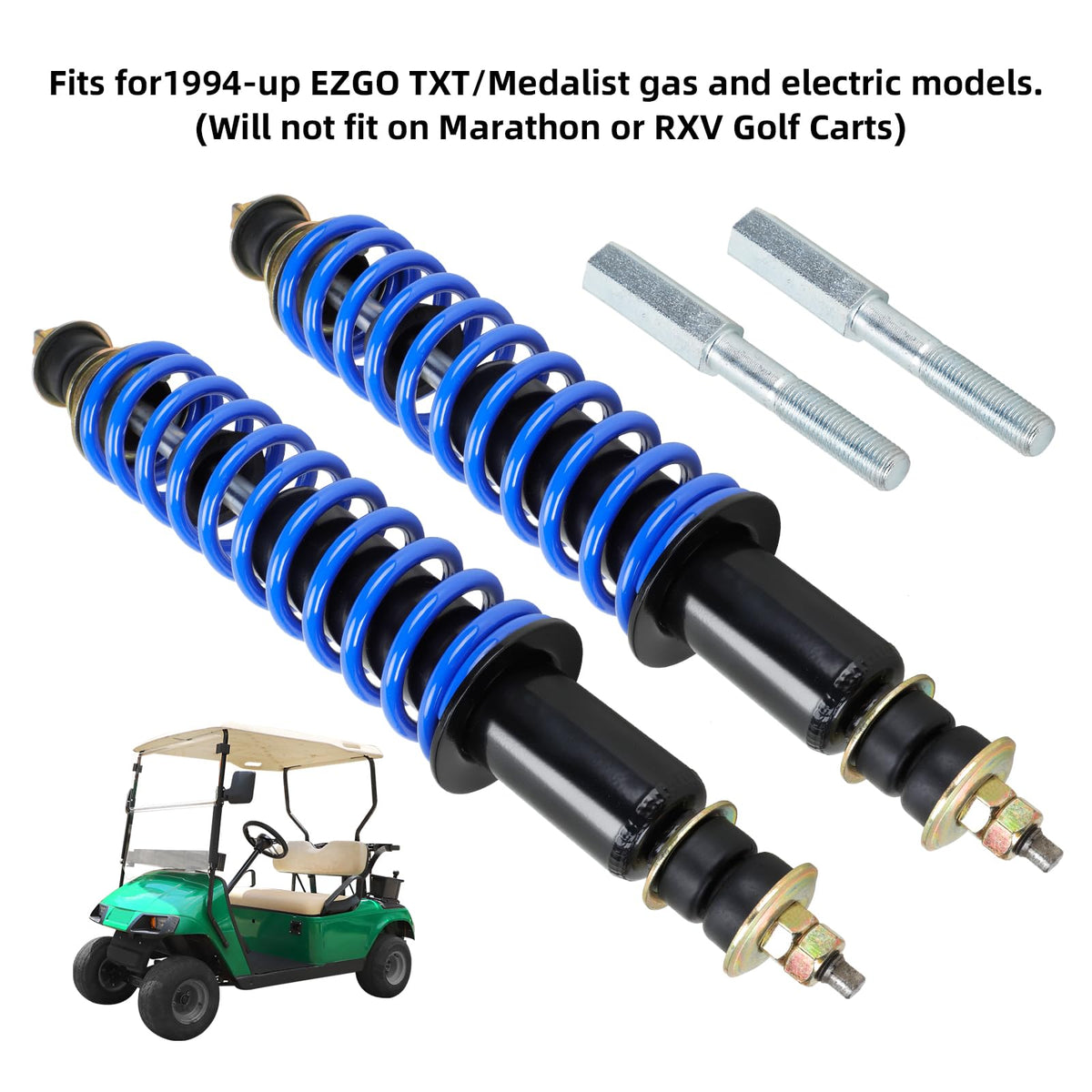Roykaw 18-inch extension included boosts cart clearance