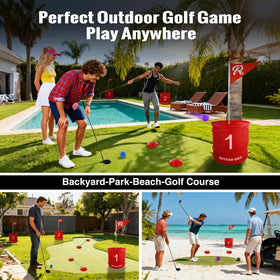 Roykaw flags provide vibrant course markers for easy scoring.