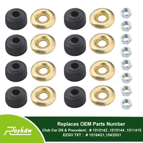 Roykaw replacement bushings compatible with OEM 1011415 and 1010142.