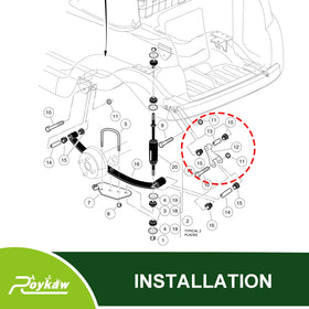 Roykaw Club Car Precedent kit compatible with 2004-2013 models.