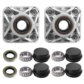 Roykow EZGO hub dust caps and seals keep water and mud out.