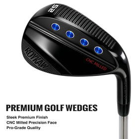Roykaw forged steel wedge delivering soft feel and minimal vibration at impact.