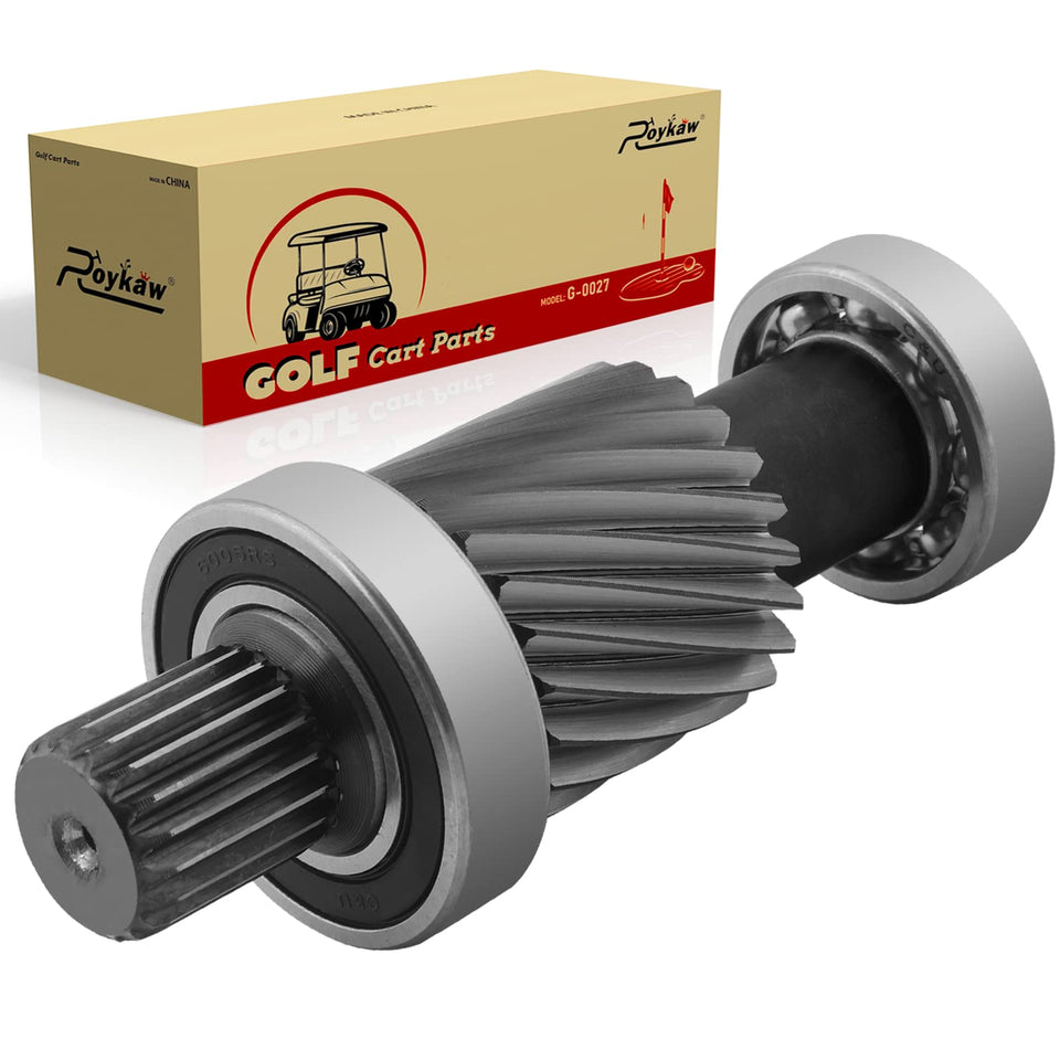 Roykaw golf cart input shaft kit with 21-tooth gear for EZGO improves power transfer