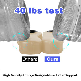 High density sponge padding delivers comfortable support on long rides