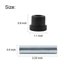Roykow leaf spring bushing kit rear view for Club Car DS and EZGO, smoother handling.
