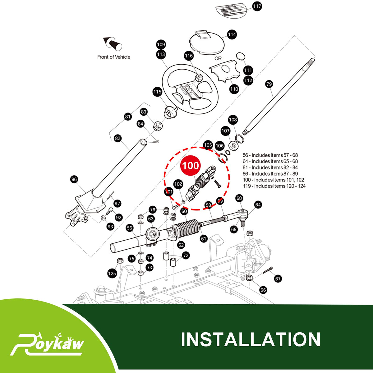 Roykaw replacement-70580g01-compatible part supports OEM-number replacement options.