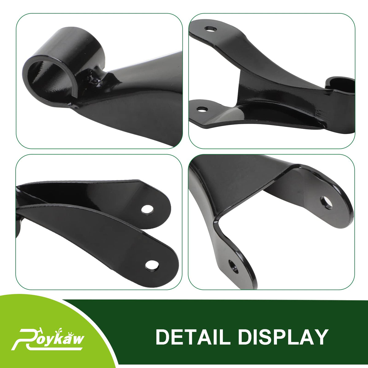 Roykaw rubber bushings provide vibration dampening during golf cart use.