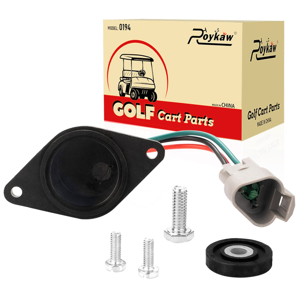 Roykaw speed sensor for 48V Club Car DS improves speed sensing and reliability.