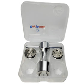 ROYMADE weights in aluminum, stainless steel, tungsten offer feel variety.