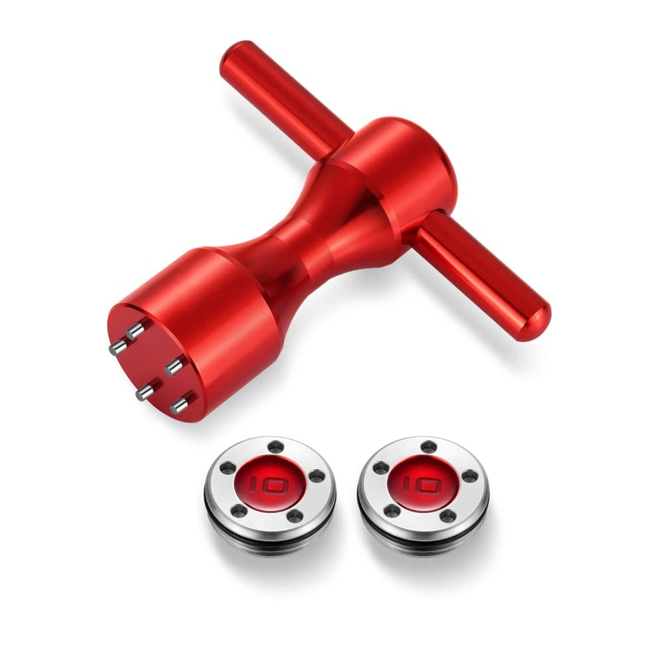 ROYMADE putter weights set with wrench and case for easy tuning
