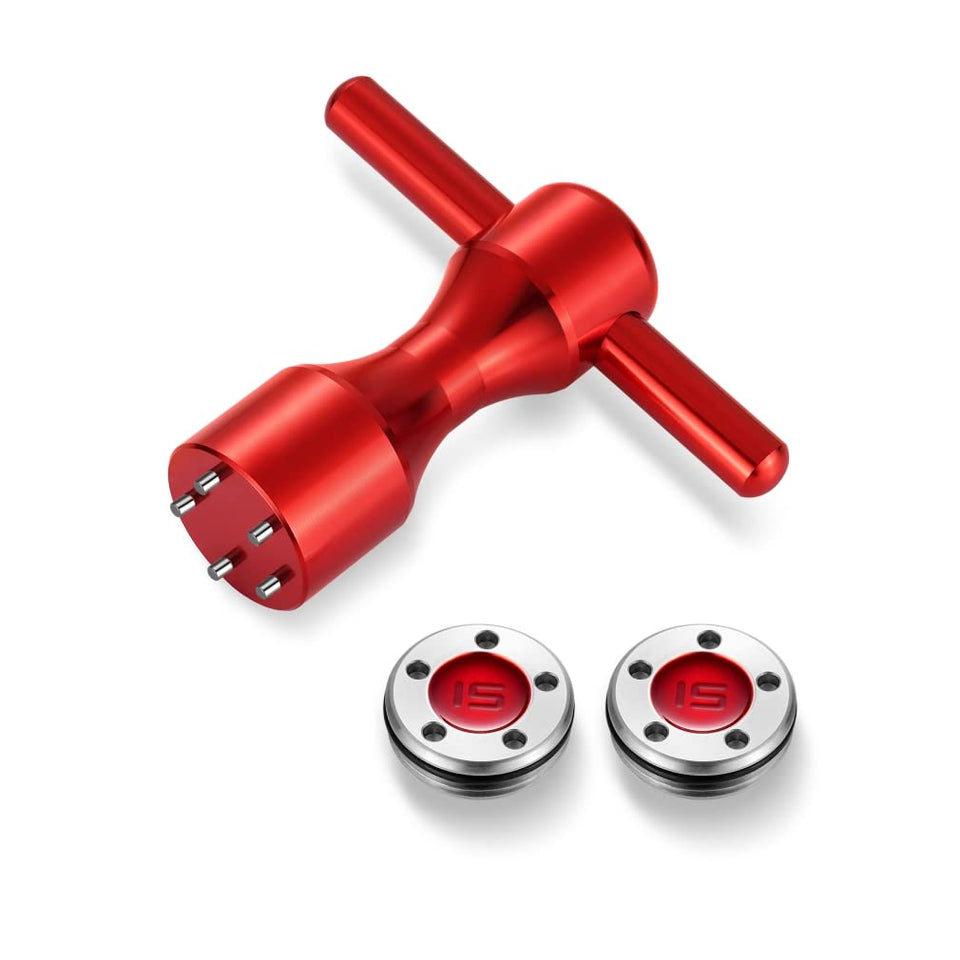 ROYMADE putter weights kit with red wrench for Scotty Cameron compatibility.