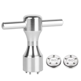 ROYMADE tungsten 25g-45g weights boost stability and mass behind the stroke.