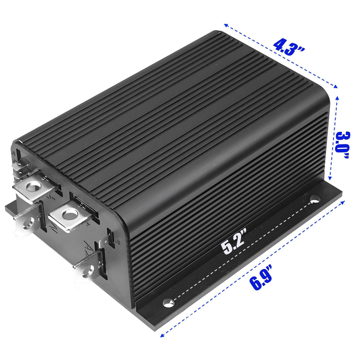 RQG brake control and variable speed for controlled driving.