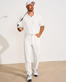 Runcati mens golf pants with back pockets for added utility.