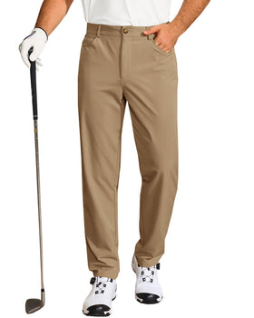 Runcati men's golf pants with flat-front design for a clean, versatile look.