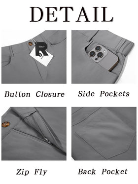 Runcati men's golf pants lightweight breathable fabric for movement