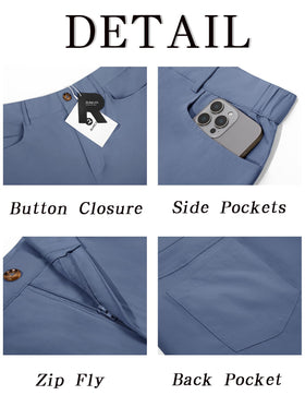 Runcati mens golf pants machine washable for hassle-free care.