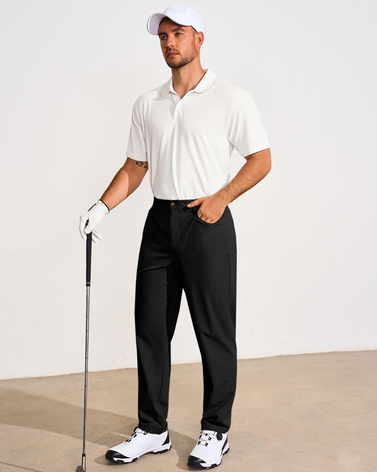 Runcati golf pants with multiple pockets for on-course essentials