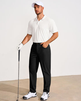 Runcati pants displaying multiple pockets for essentials on course