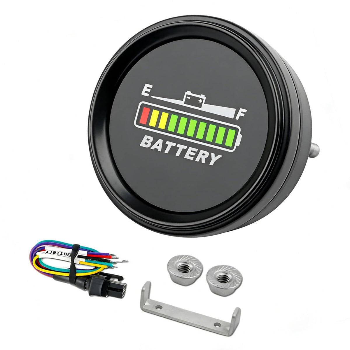 Runleader RL-BI069B LED battery indicator front view shows remaining power clearly