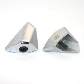 RunzeFeng qi10 back weight installation demonstrates easy attachment.