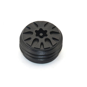 Close-up of RunzeFeng weight with screw for quick installation