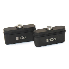 RunzeFeng 25g weight pair angled view highlights simple install