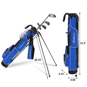 RUTHNISSI golf stand bag with back strap enables comfortable carrying on hills