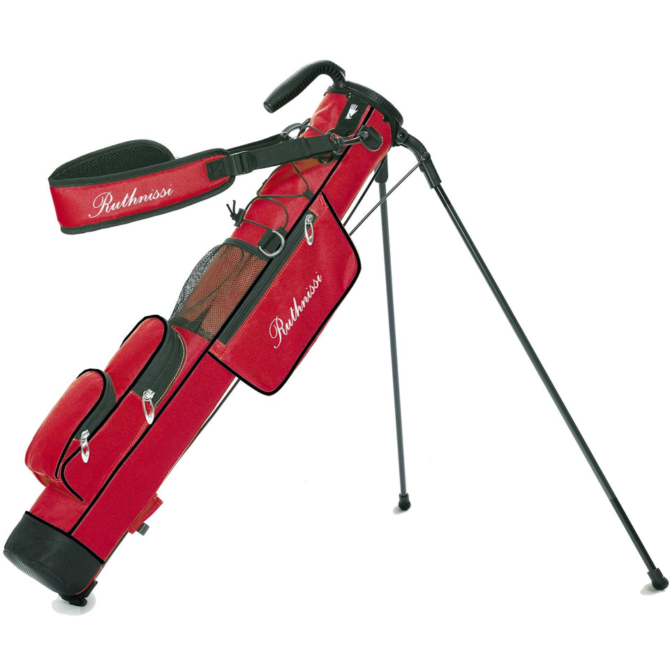 RUTHNISSI golf stand bag front view shows slim, lightweight carrying design for easy rounds