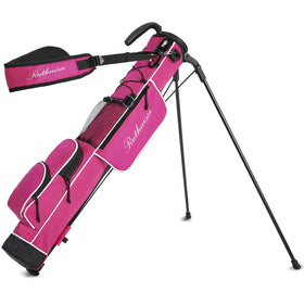 RUTHNISSI golf stand bag front view highlights lightweight carry for easy rounds.