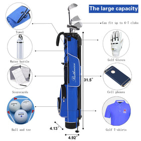 RUTHNISSI golf stand bag lightweight design at 2.42 pounds for easy rounds