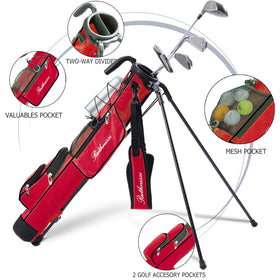 RUTHNISSI golf bag padded strap offers comfortable carry on the course