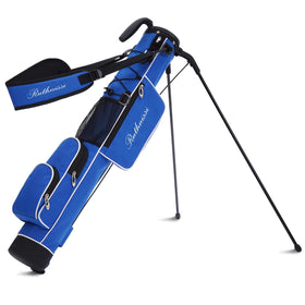 RUTHNISSI golf stand bag with side pockets for balls and accessories during a round